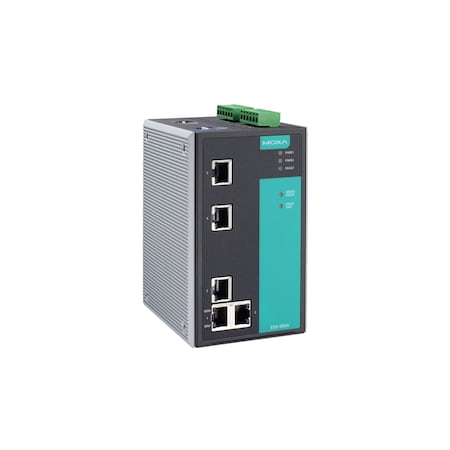 Moxa Managed Ethernet Switch W/ 5 10/100BasetXPorts, -10 To 60 Deg.C EDS-505A